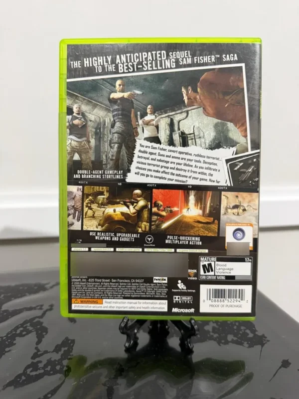 SPLINTER CELL DOUBLE AGENT - USADO