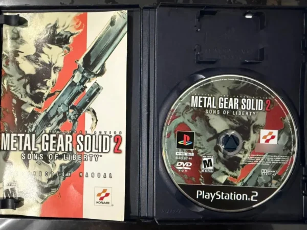 METAL GEAR SOLID 2 SONS OF LIBERTY - USADO