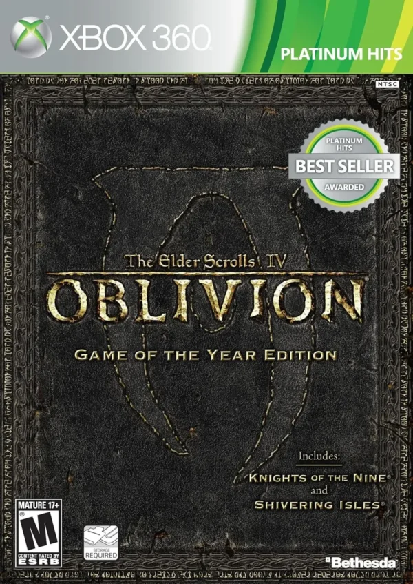 ELDER SCROLLS IV OBLIVION GAME OF THE YEAR - USADO