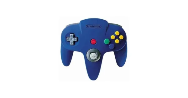 NINTENDO 64 CONTROL JOYSTICK AZUL (ORIGINAL) - USADO