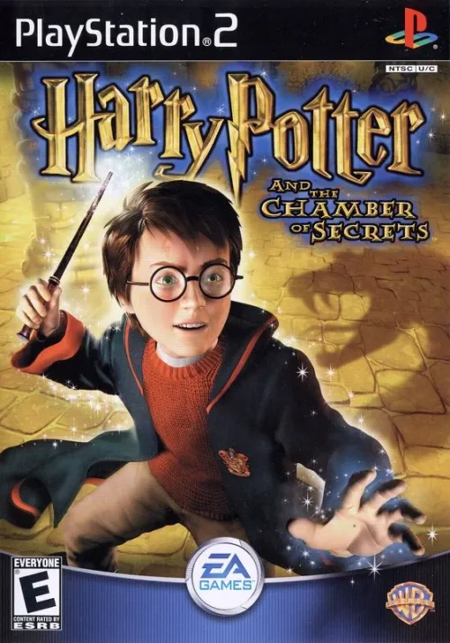 8800527-harry-potter-and-the-chamber-of-secrets-playstation-2-front-cove HARRY POTTER AND THE CHAMBER OF SECRETS - USADO