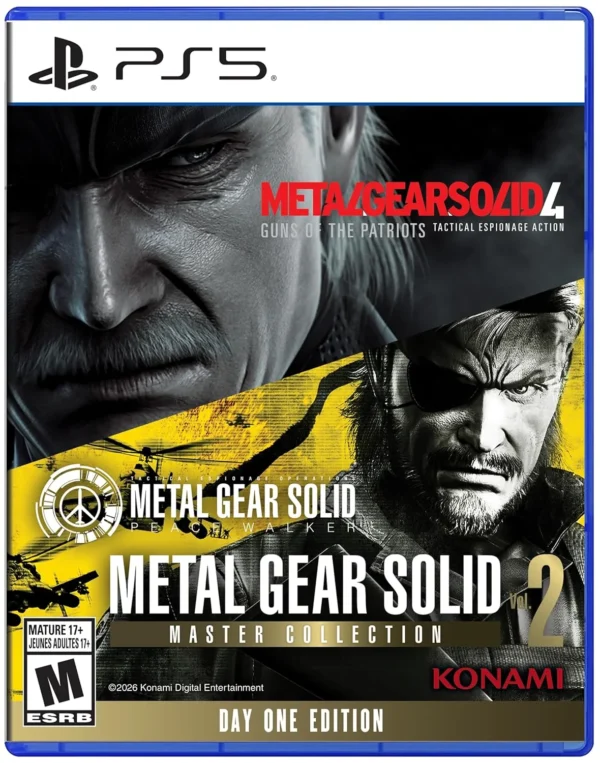 MGS-Col-2-PS5 METAL GEAR SOLID MASTER COLLECTION VOL.2 DAY ONE EDITION - NUEVO