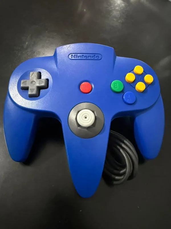 NINTENDO 64 CONTROL JOYSTICK AZUL (ORIGINAL) - USADO
