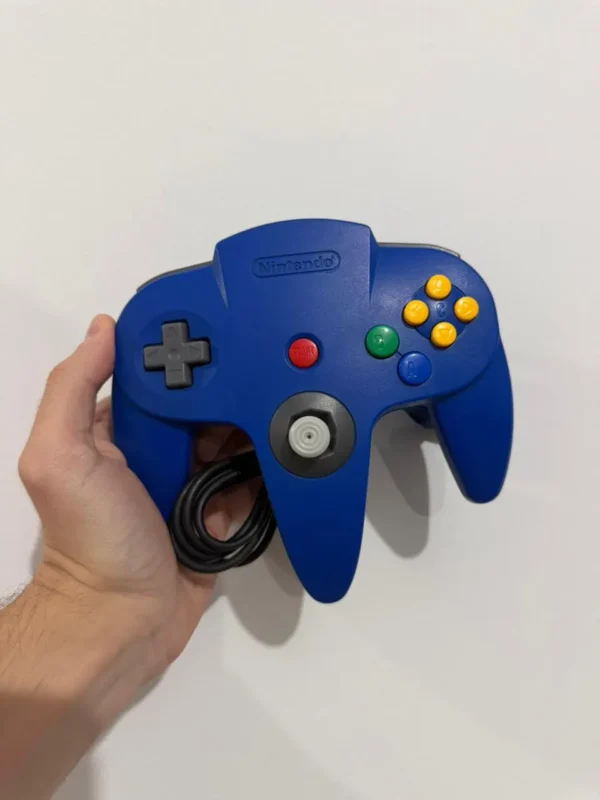 NINTENDO 64 CONTROL JOYSTICK AZUL (ORIGINAL) - USADO