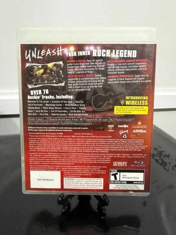 GUITAR HERO III: LEGENDS OF ROCK - USADO