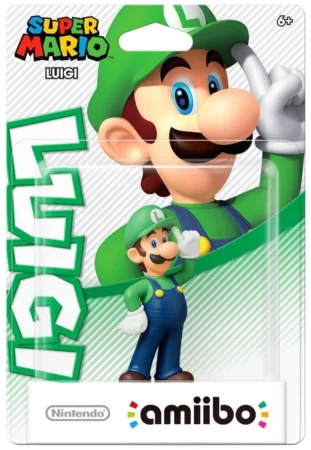 AMIIBO SUPER MARIO LUIGI - NUEVO