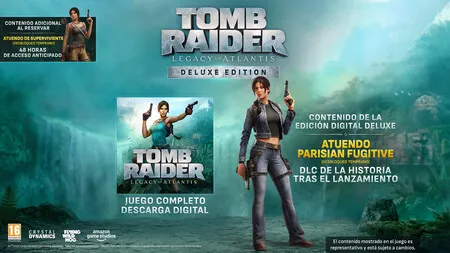 TOMB RAIDER: LEGACY OF ATLANTIS DELUXE EDITION - NUEVO