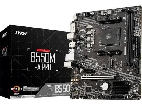 MOTHERBOARD MSI B550M-A PRO AM4 AMD